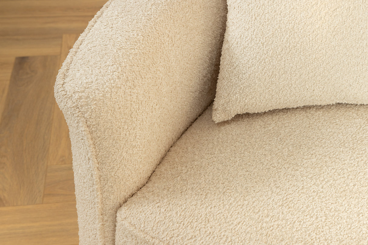 Sofa ATELIER L 330cm 3-seater XXL bouclé beige
