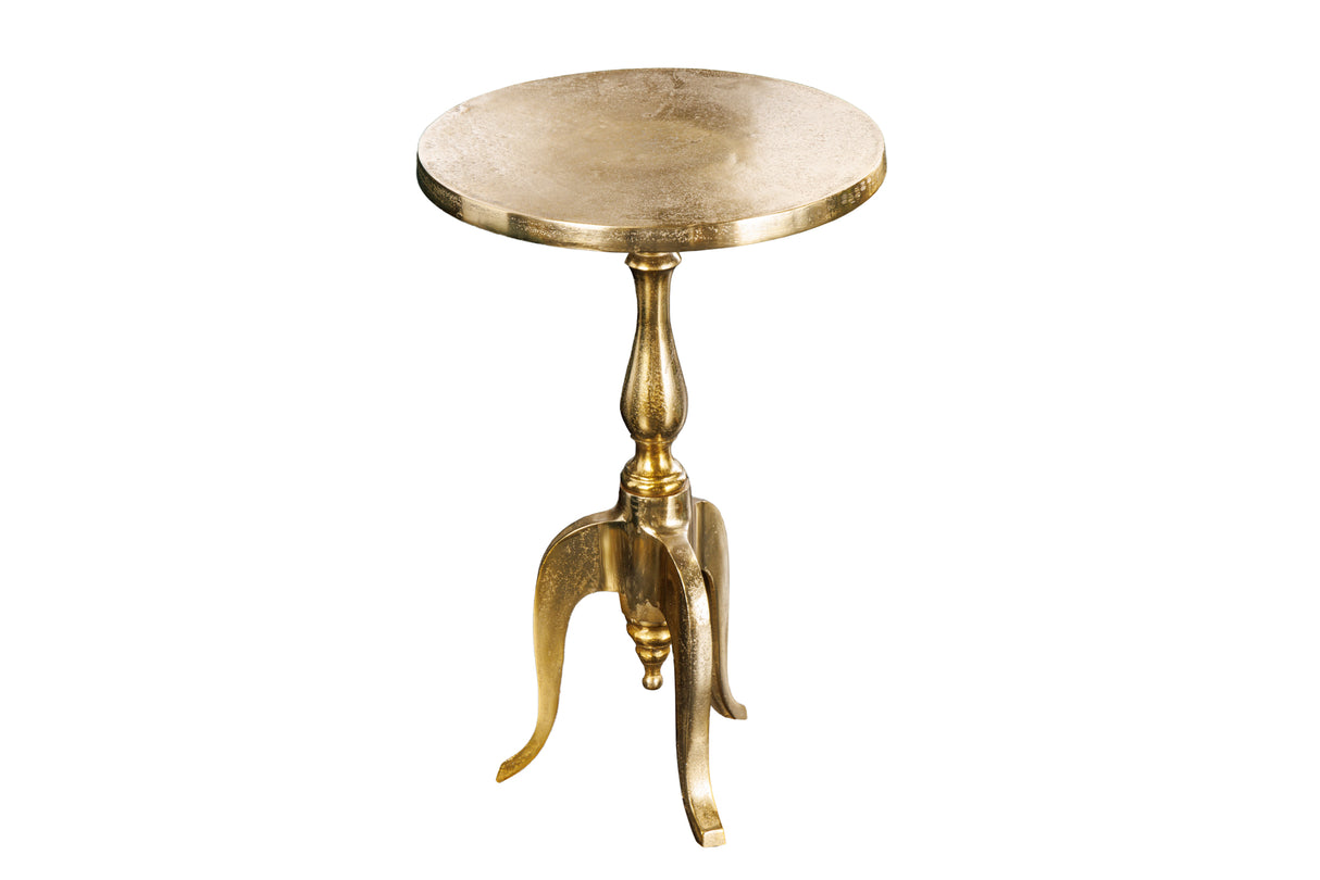 Beistelltisch JARDIN Ø 55cm rund Barockstil gold