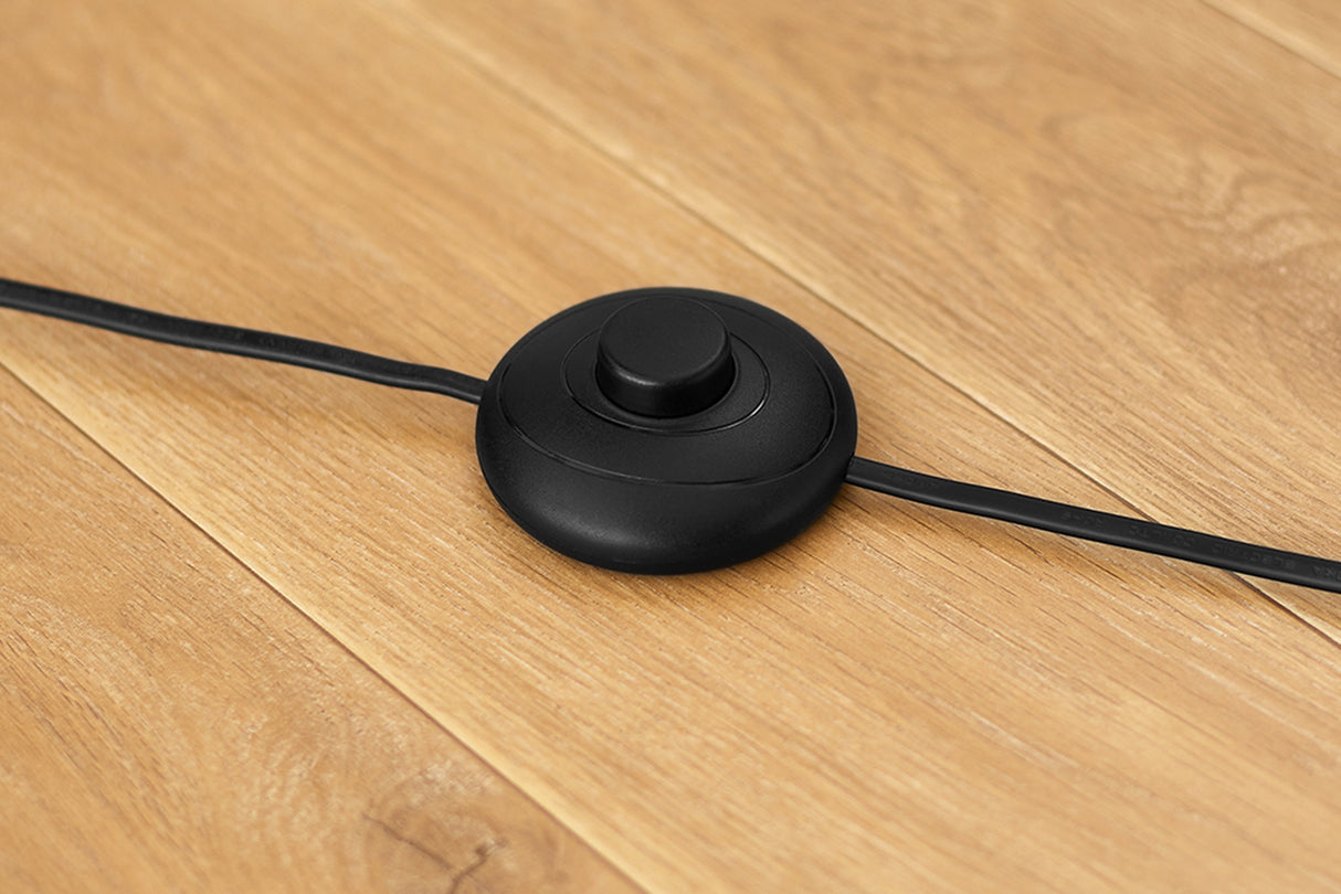 Stehleuchte SERVANT 176cm Stoffschirm mit Tablett