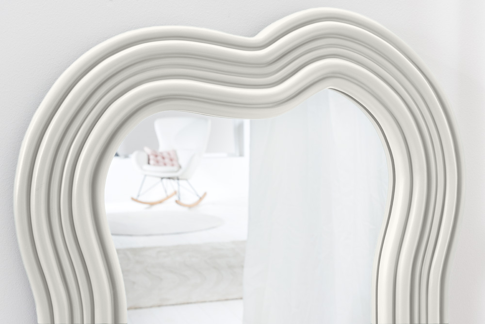 Wall mirror ALICE II 100cm white