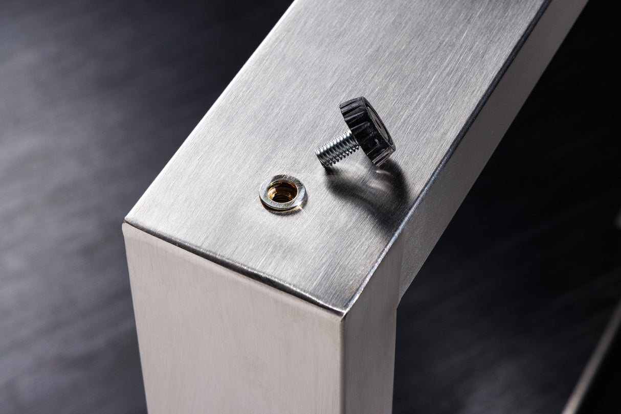 Stand for dining table MAMMUT set of 2 stainless steel