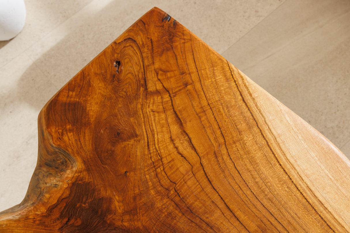 Bench ROOT 100cm teak wood natural brown