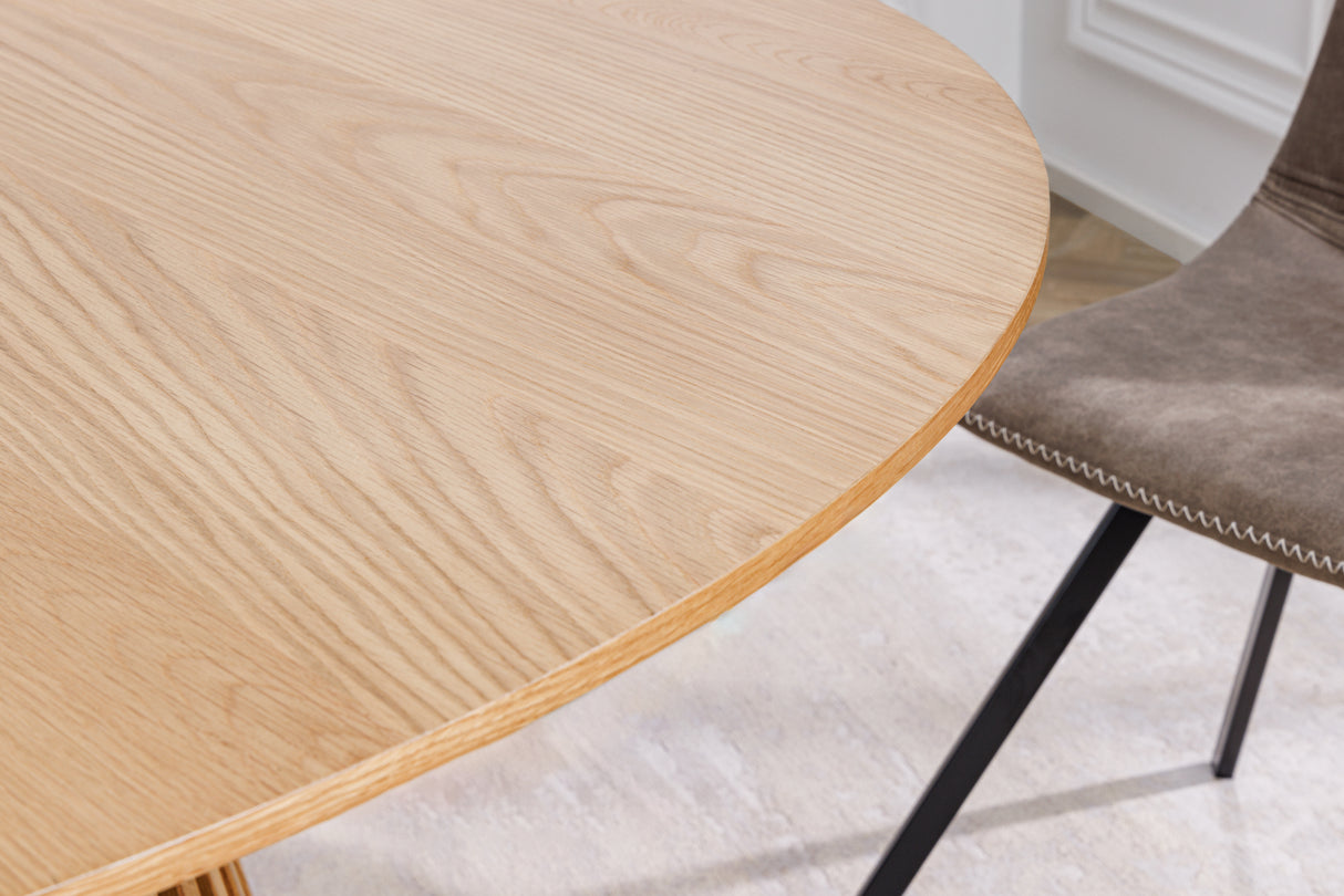 Dining table VALHALLA WOOD Ø 120cm round oak