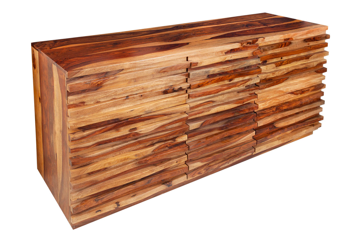 Sideboard RELIEF 160cm Sheesham-Holz