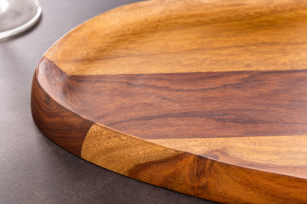 Tray AMAZONAS set of 2 sheesham wood