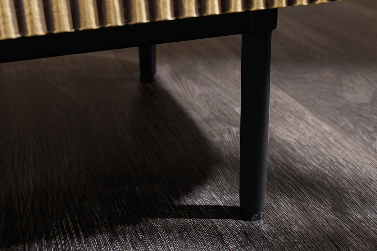 Sideboard VENEZIANO 160cm mango wood and marble top plate