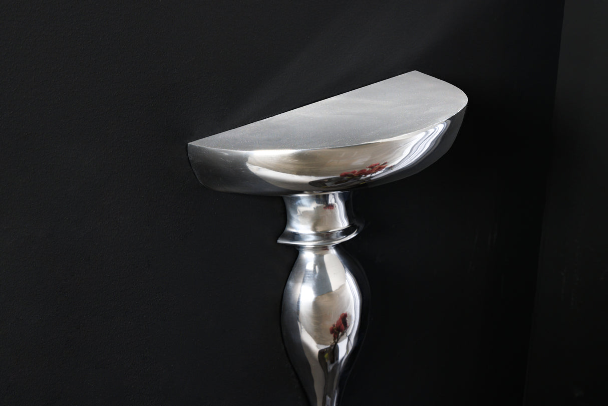 Wall console shelve BAROCK SCALA 80cm silver