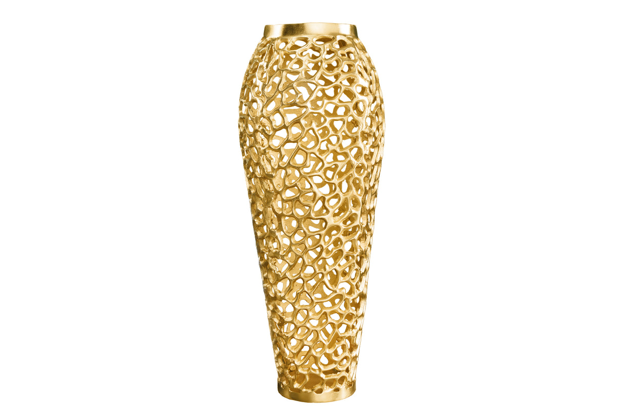 Dekovase ABSTRACT LEAF 65cm gold