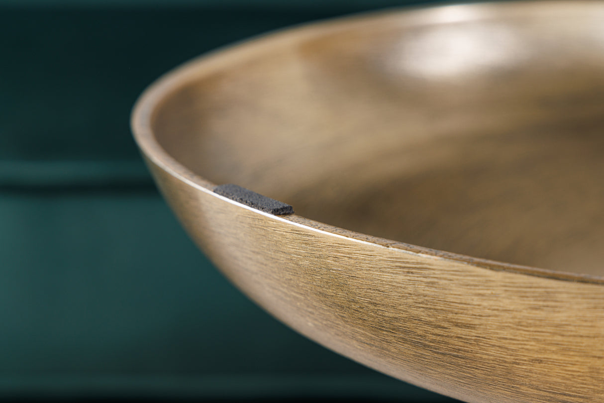Beistelltisch ELEMENTS 55cm gold mit abnehmbarer Marmorplatte grün
