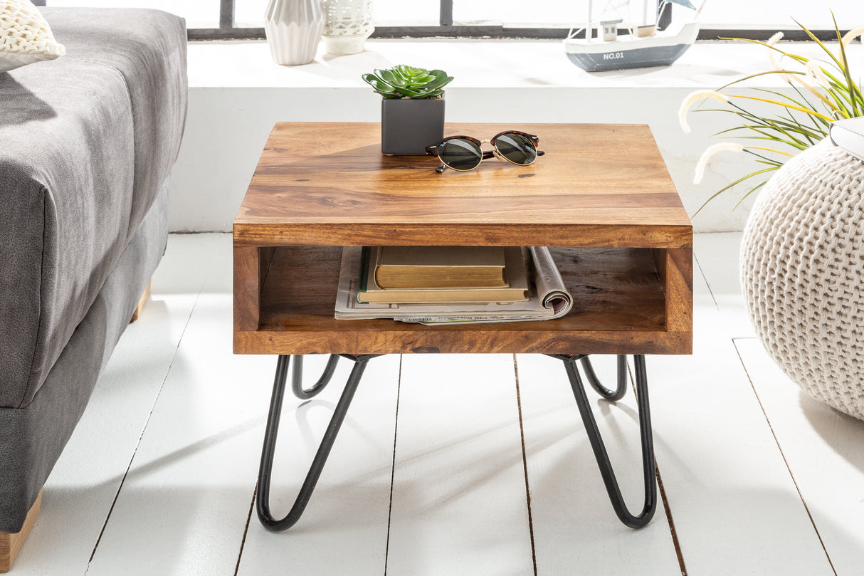 Side table SCORPION 45cm sheesham wood