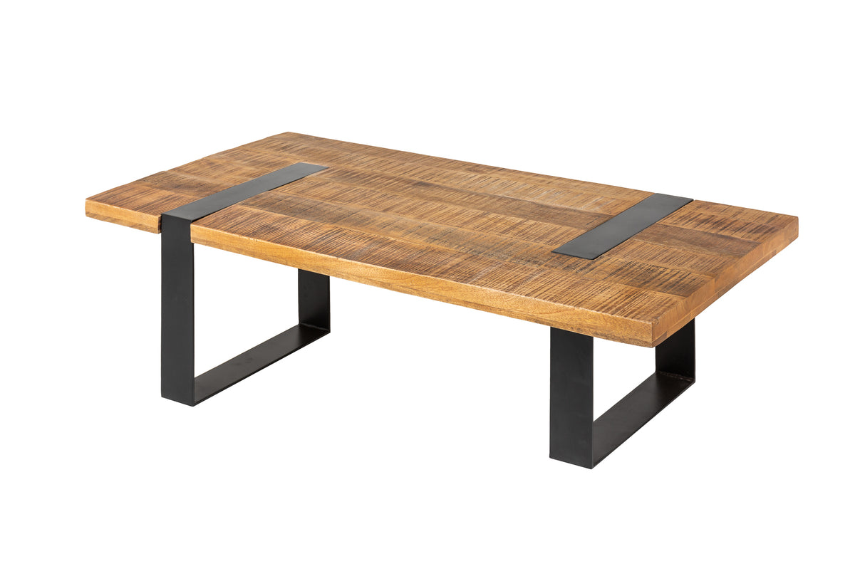 Coffee table IRON CRAFT 100cm mango wood 45mm
