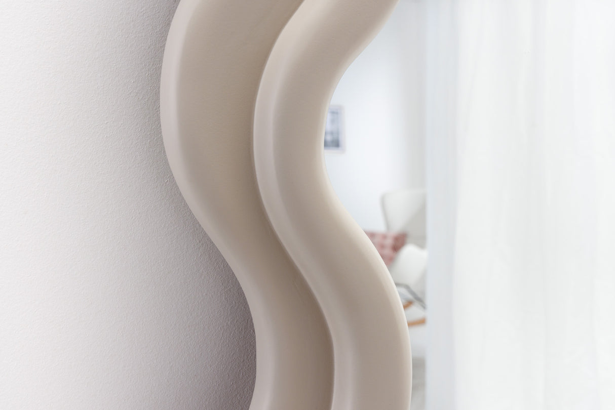 Wall mirror CURVY 160cm greige