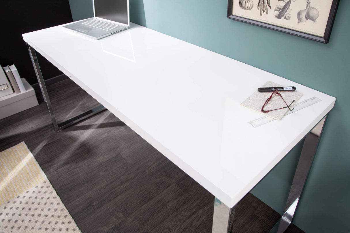 Office desk WHITE DESK 140x60cm white