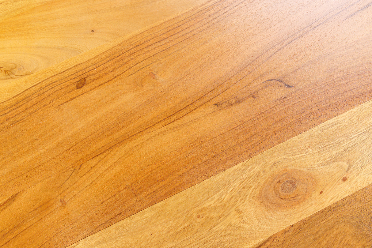 Coffee table ORGANIC LIVING 90cm acacia wood brown honey finish