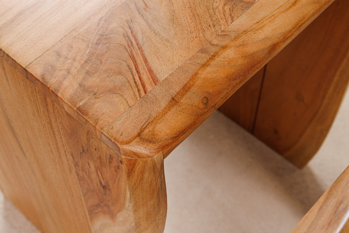 Beistelltisch MAMMUT 55cm 2er Set Akazienholz natur