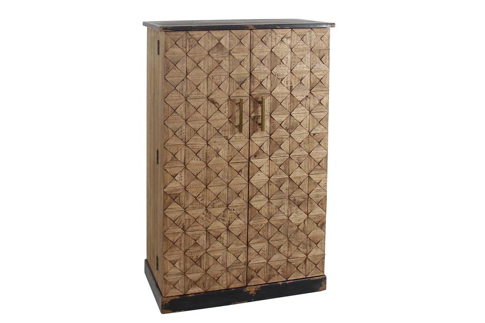 Barschrank BODEGA 120cm Kiefer Naturholz