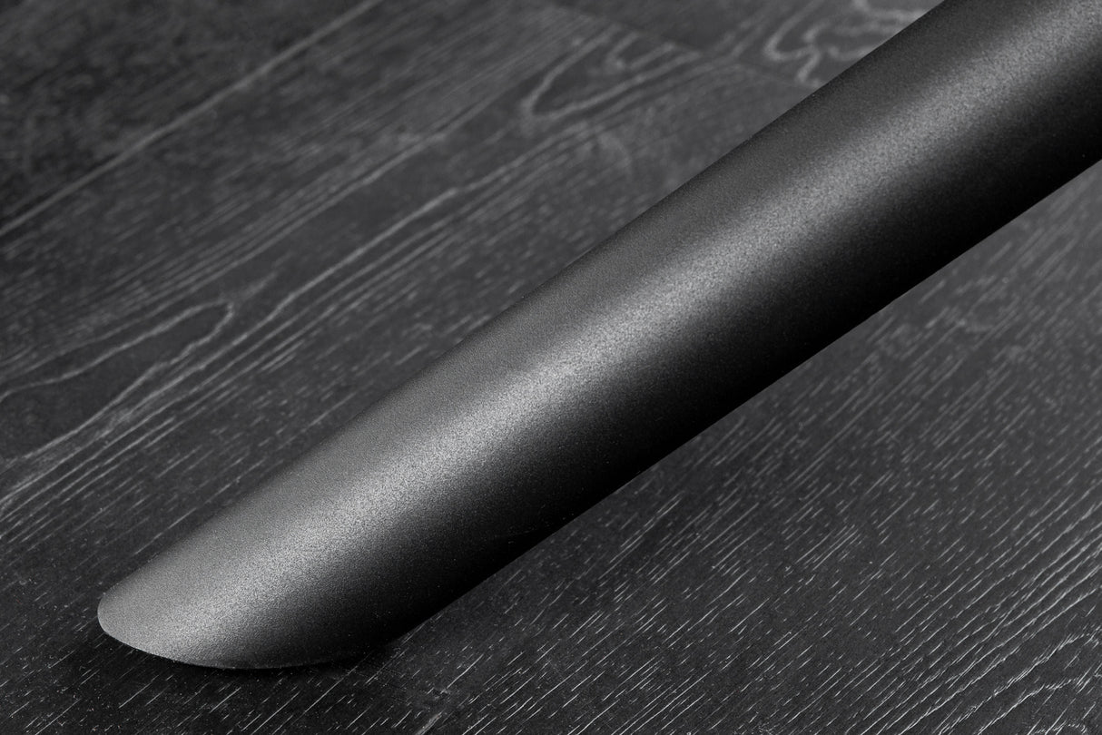 Dining table MIKADO 120-160cm round extendable marble look white ceramic tempered glass