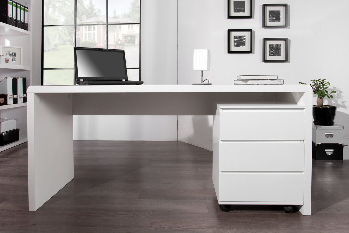 Office desk FAST TRADE 160cm white