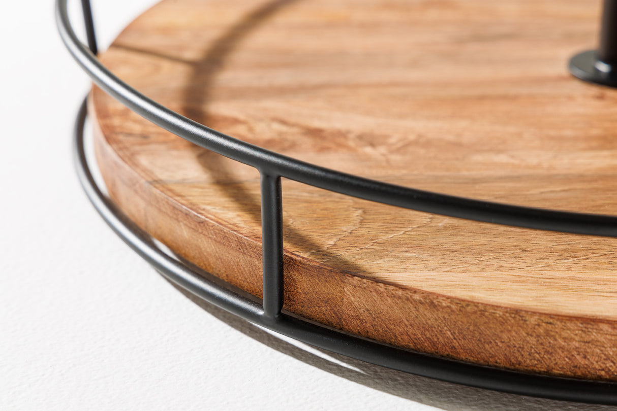 Etagere PURE NATURE 38cm 2 trays mango wood