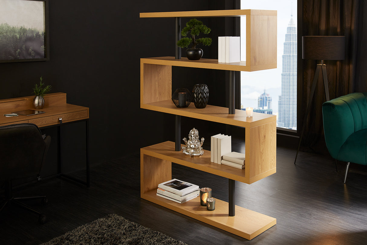 Shelf SNAKE 165cm oak look