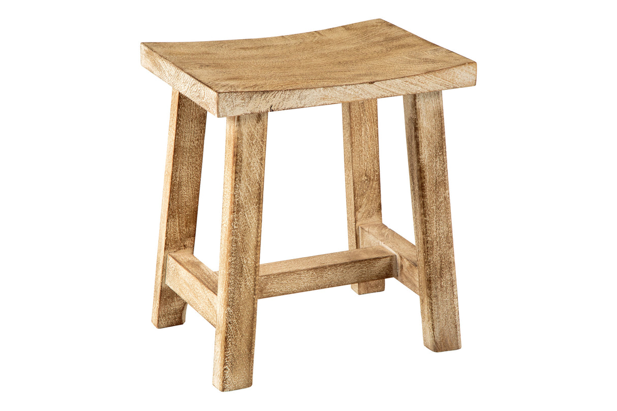 Stool FINCA 40cm mango natural beige