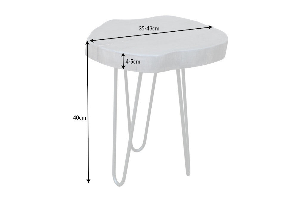 Beistelltisch Goa 43cm Akazie grau/ 39597