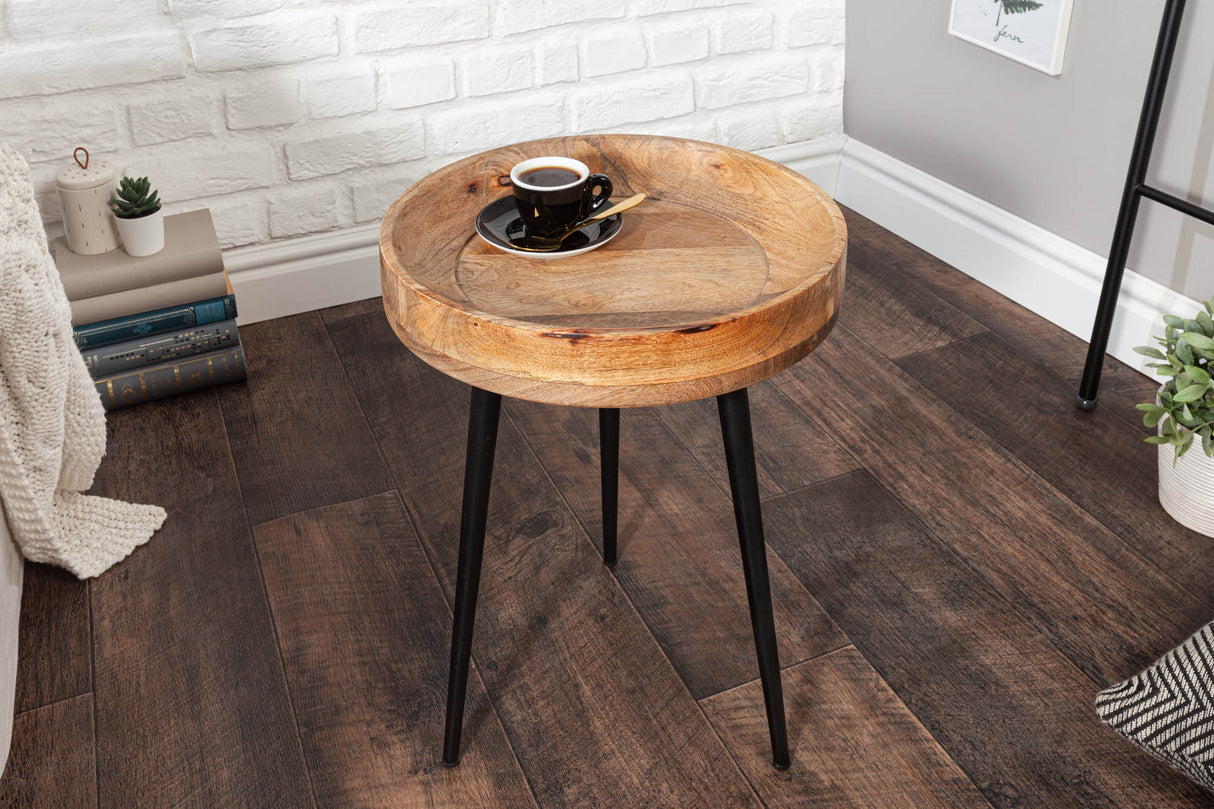 Beistelltisch PURE NATURE 35cm Mangoholz natur