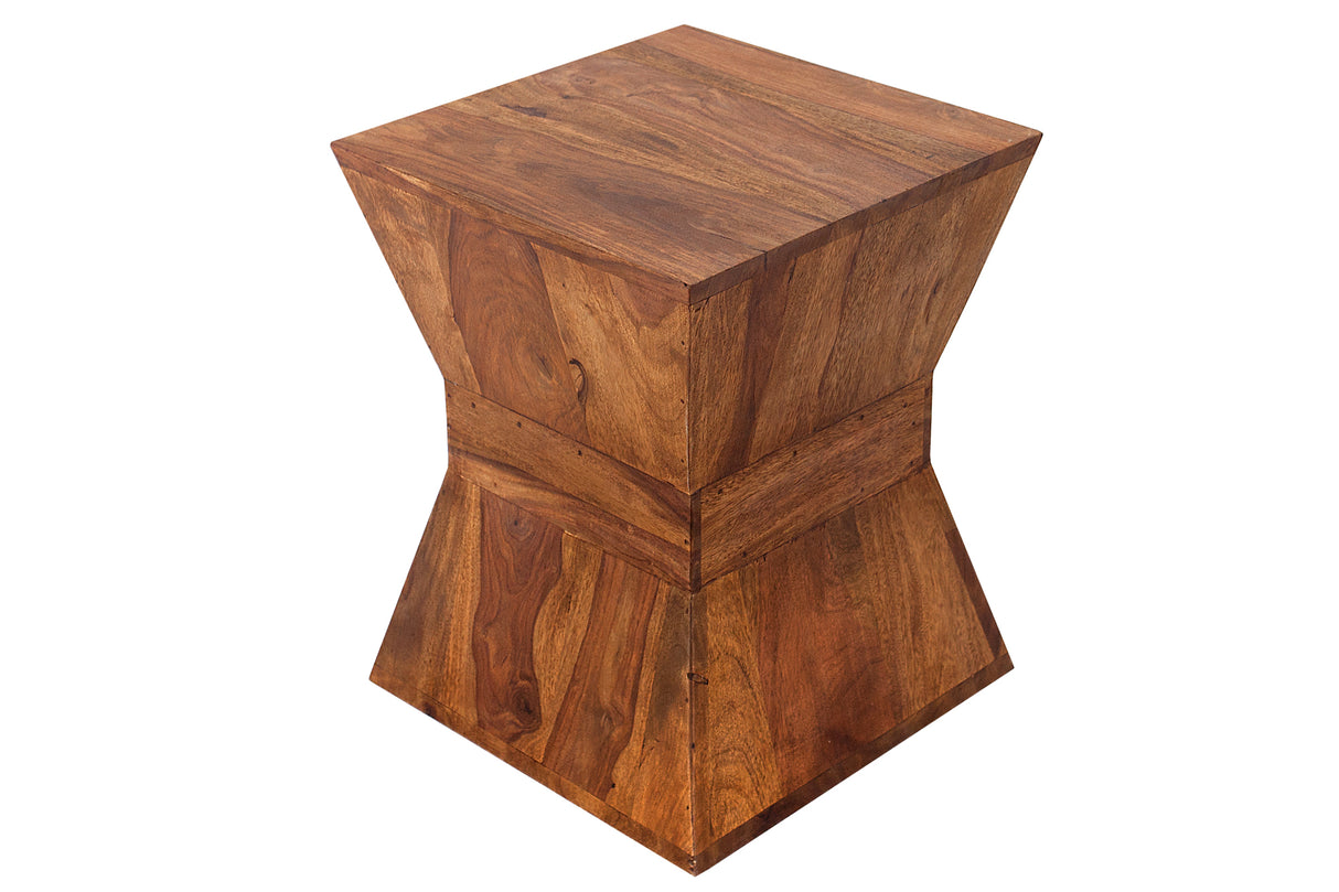 Side table PYRAMID 45cm sheesham wood