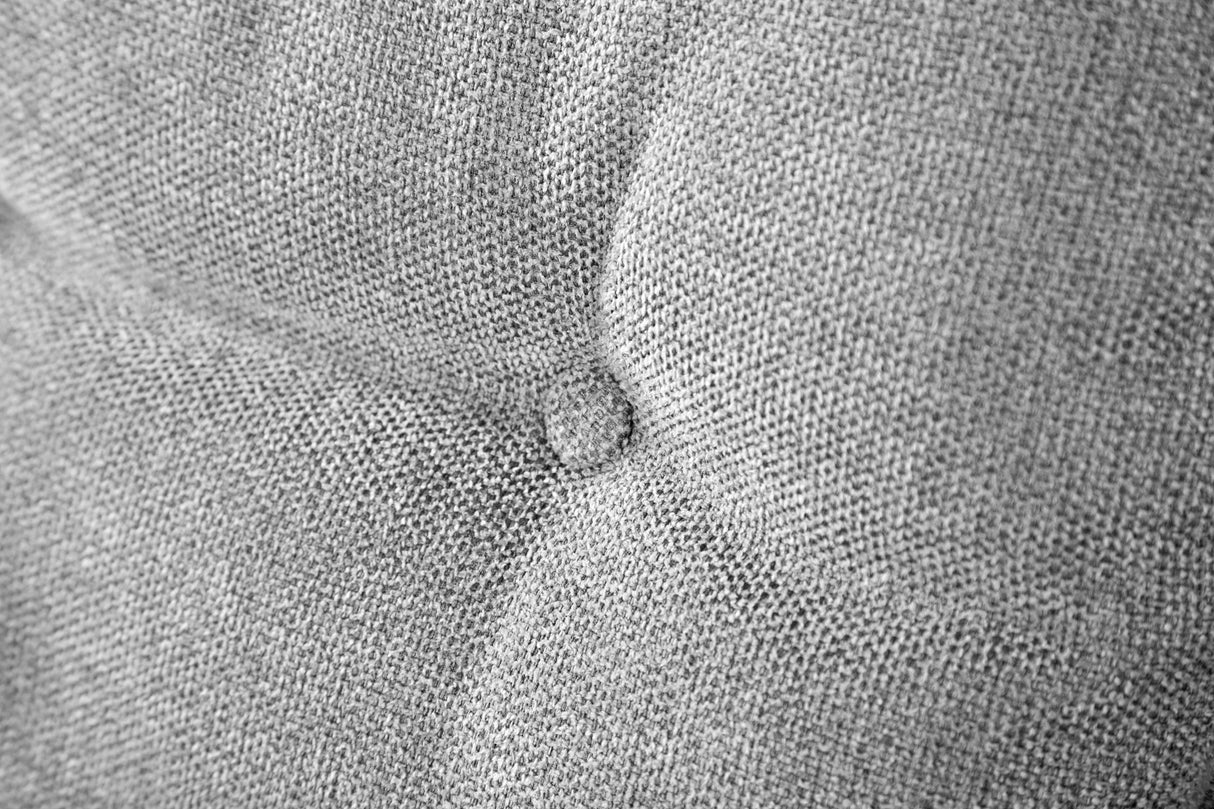 Swivel chair BIG GEORGE with armrests flat woven fabric grey rotatable