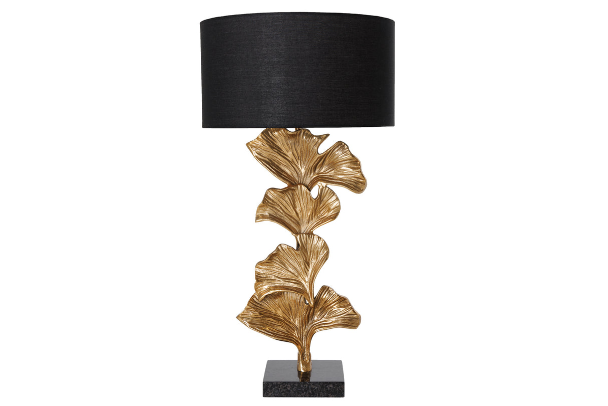 Table lamp GINKGO 70cm gold w/o shade / adjustable lampshade