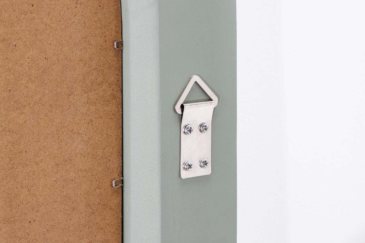 Wall mirror ART DECO 160cm sage green