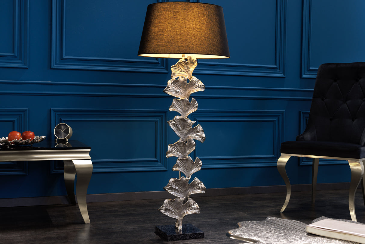 Stehleuchte GINKGO 95cm silber ohne Schirm