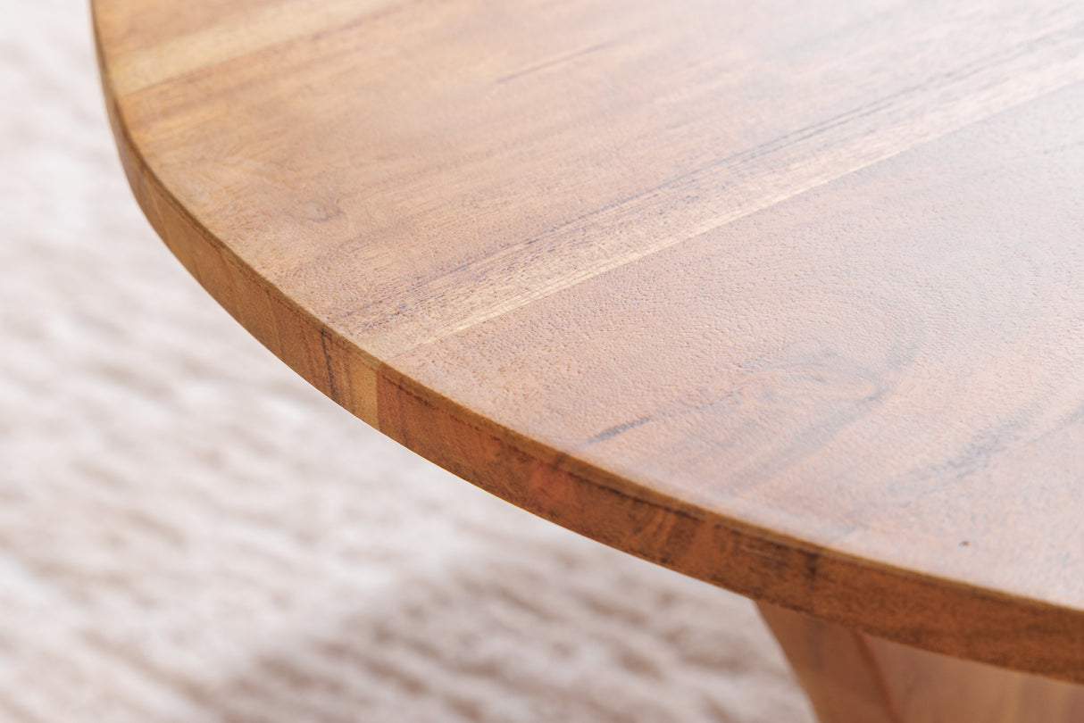 Couchtisch ARCHITECTURE 70cm Akazie Honig Finish