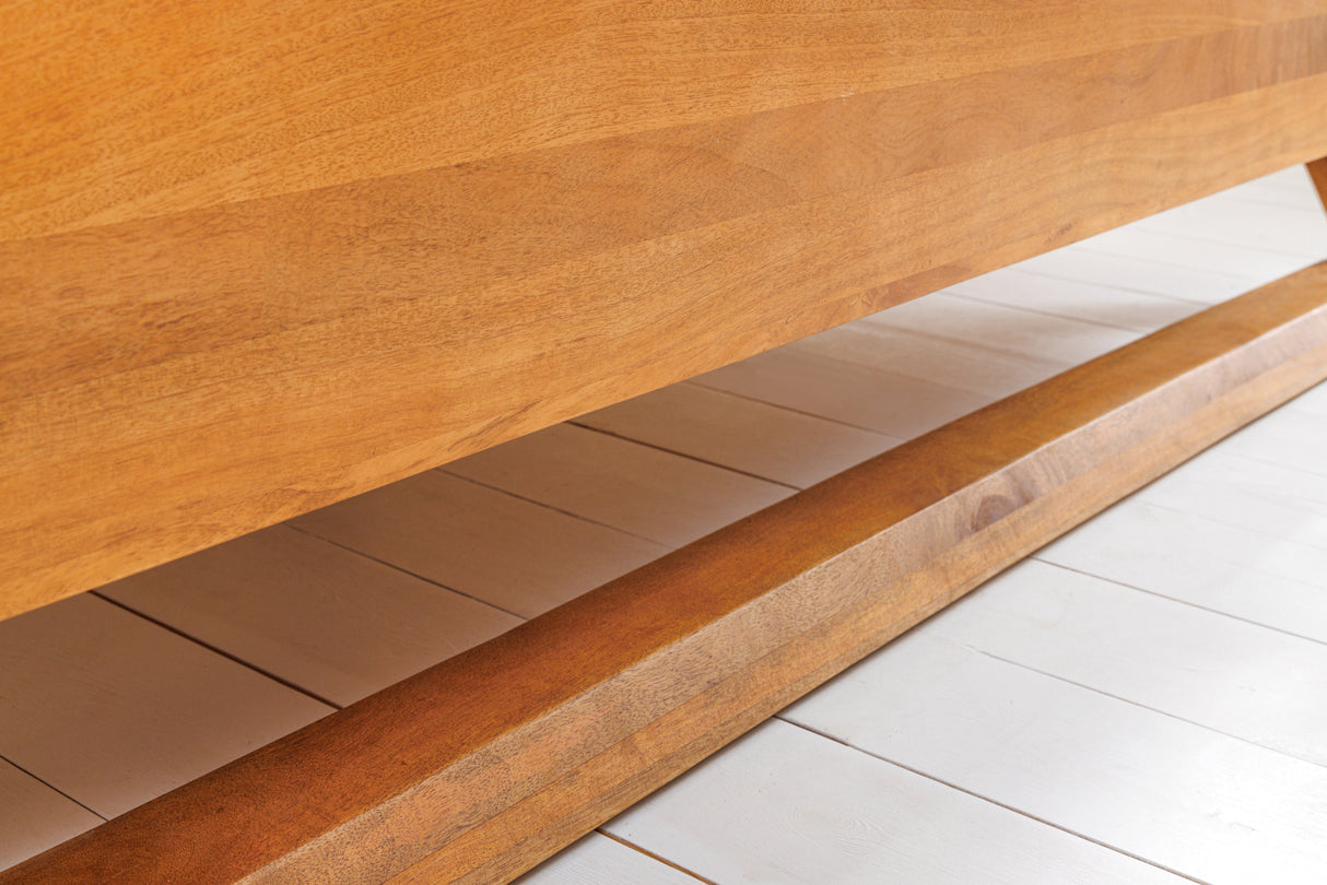 Bett SCORPION 180x200cm Mangoholz braun