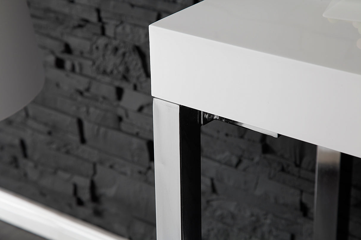Laptop-Bürotisch WHITE DESK 120x40cm weiß