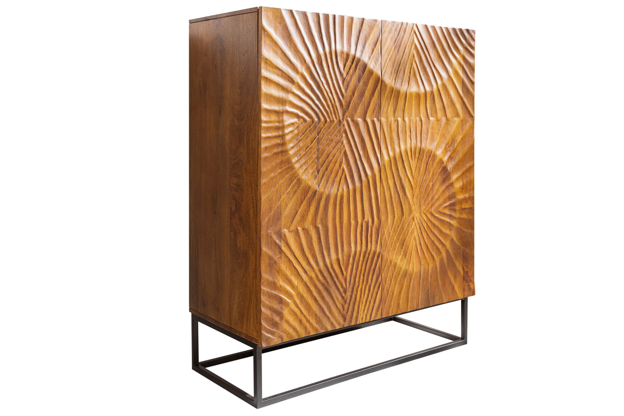 Highboard SCORPION 120cm 3D mango brown