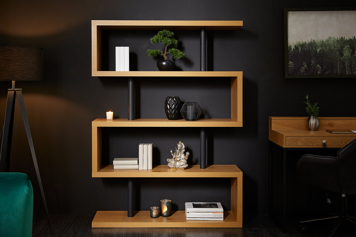 Shelf SNAKE 165cm oak look