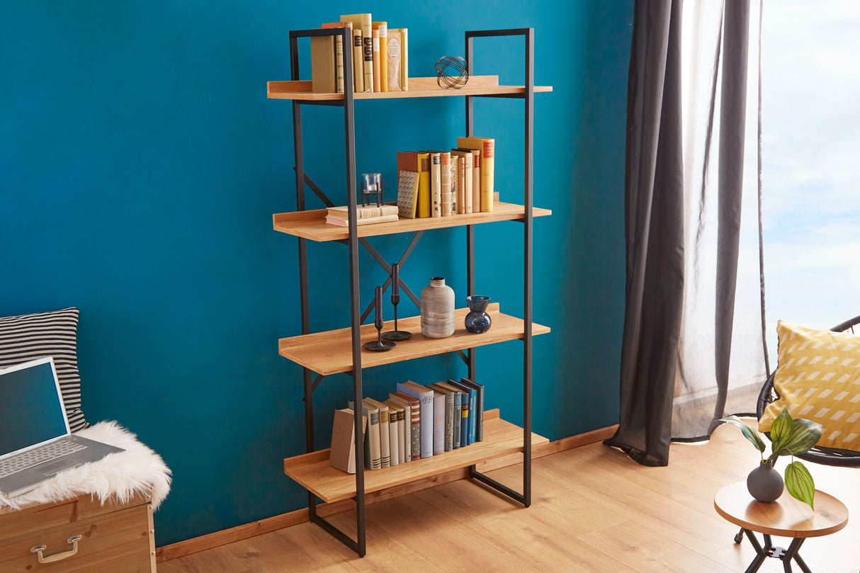 Shelf FACTORY 166cm oak wood