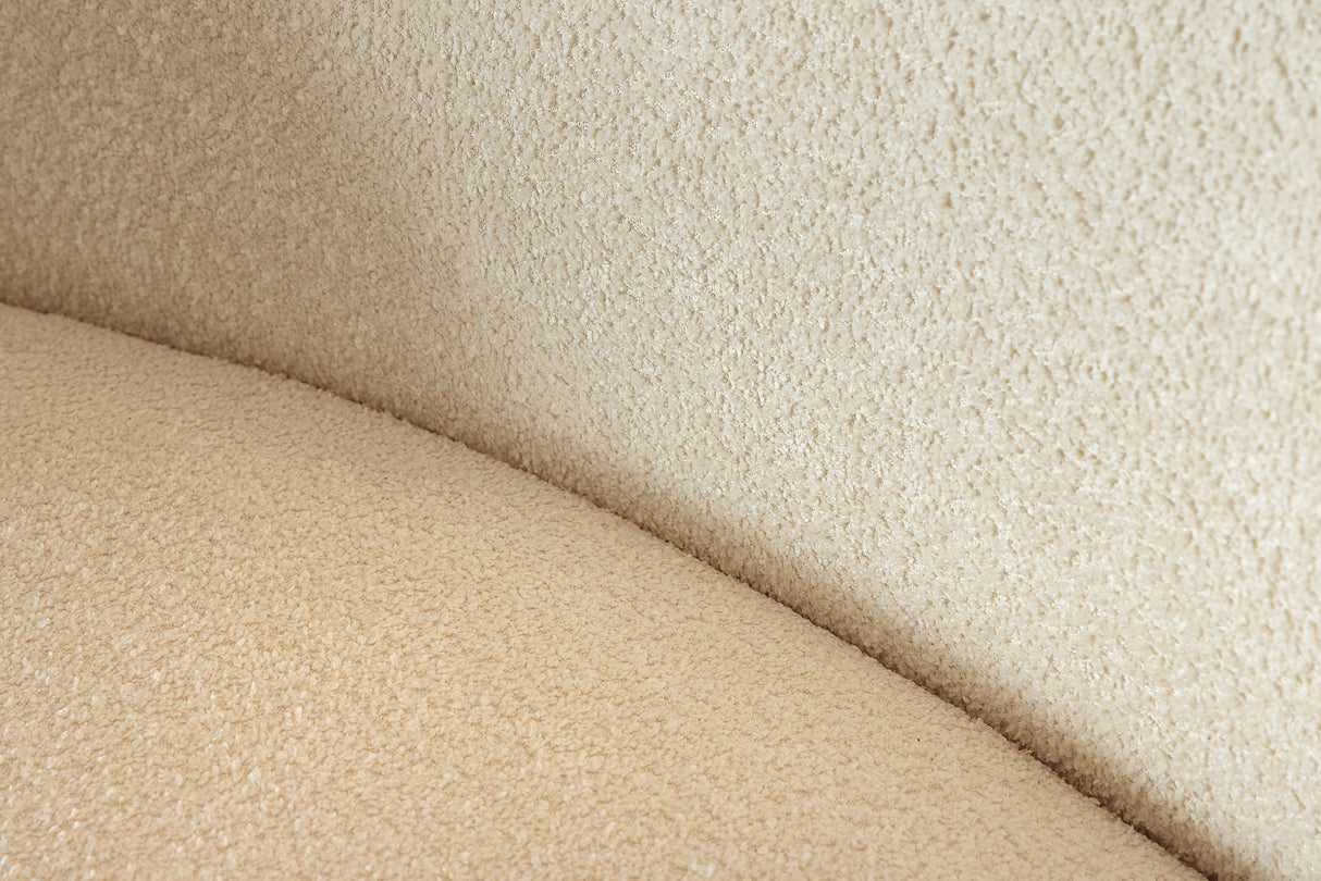 Sofa ATELIER 230cm 3-seater bouclé beige