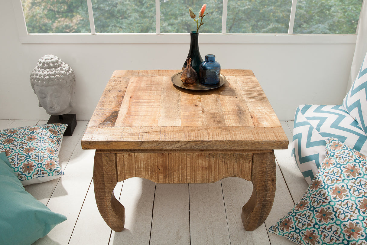 Coffee table OPIUM ANTIQUE 60cm mango wood