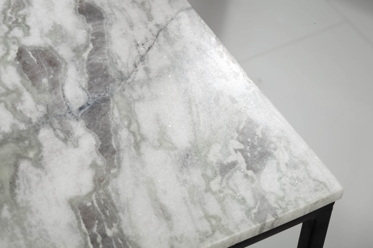 Coffee table ELEMENTS 50cm marble white