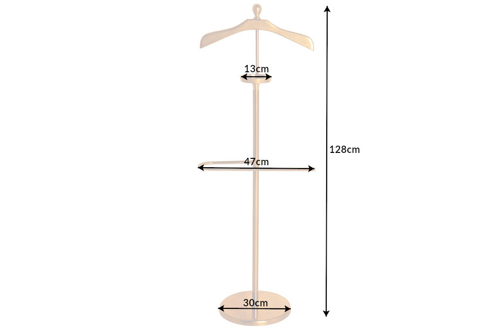 Valet Coat rack 130cm gold aluminium