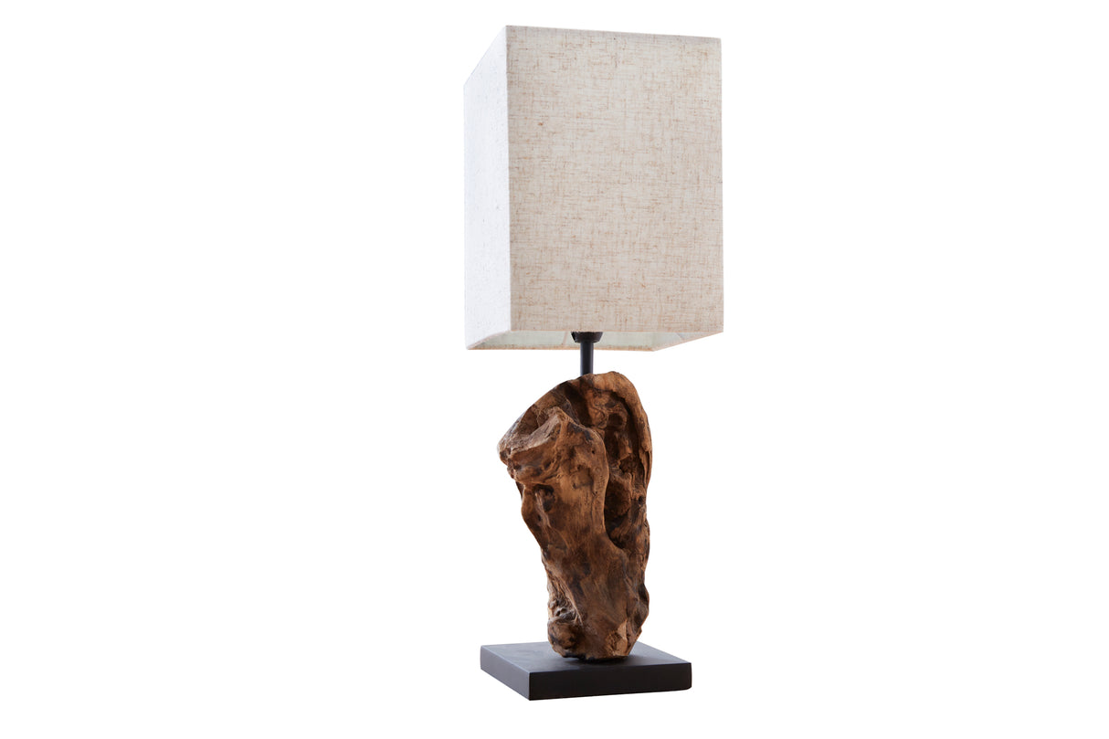 Tischlampe HYPNOTIC 45cm Treibholz beige