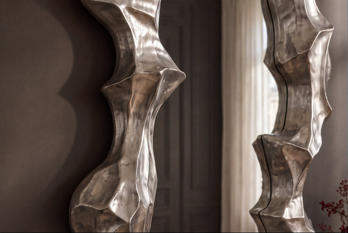 Wall mirror VENETIA 150cm silver