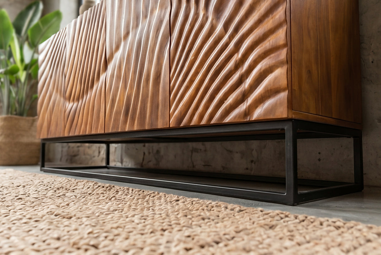 Sideboard SCORPION 180cm 3D mango brown