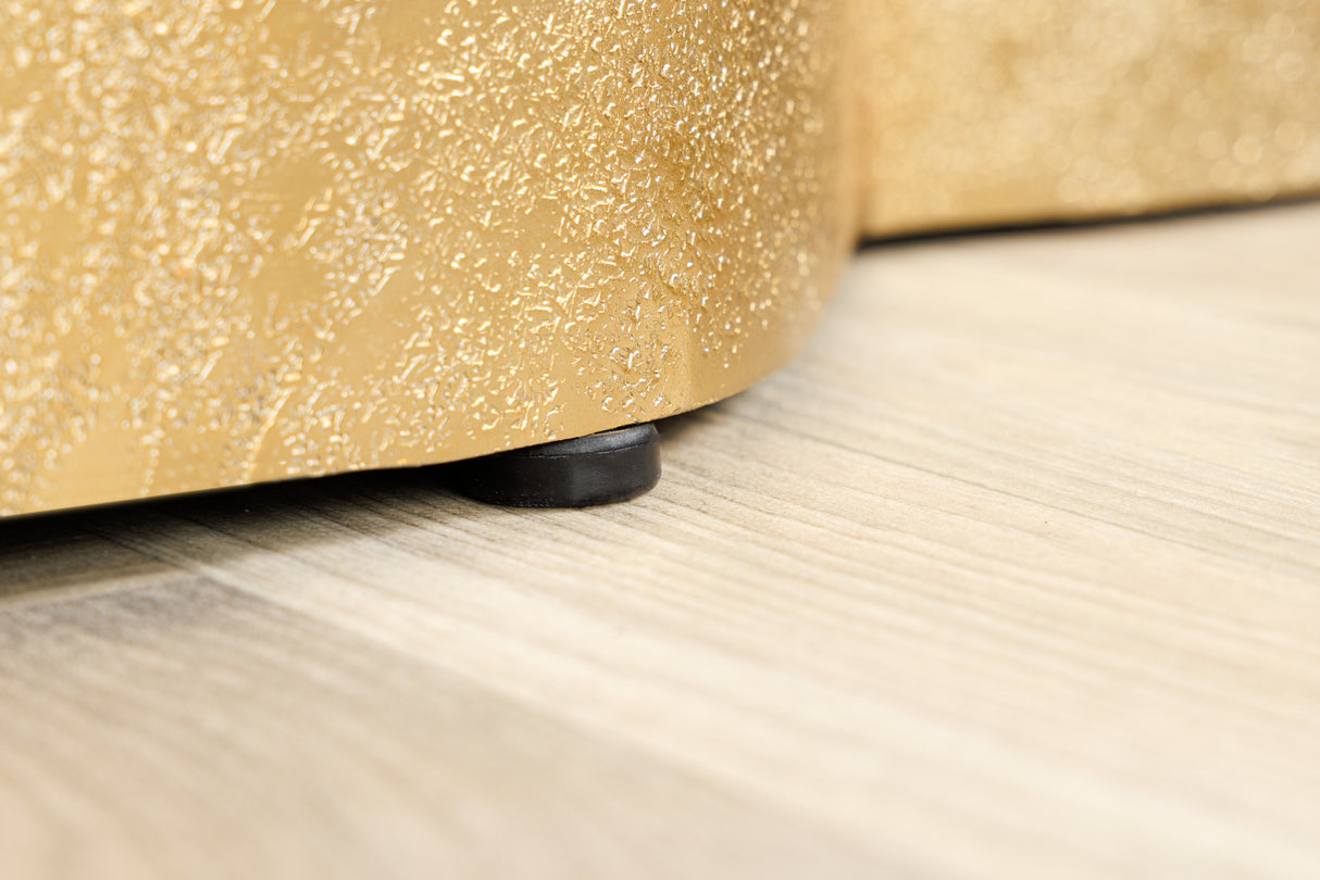 Coffee table ORGANIC ORIENT 70cm gold