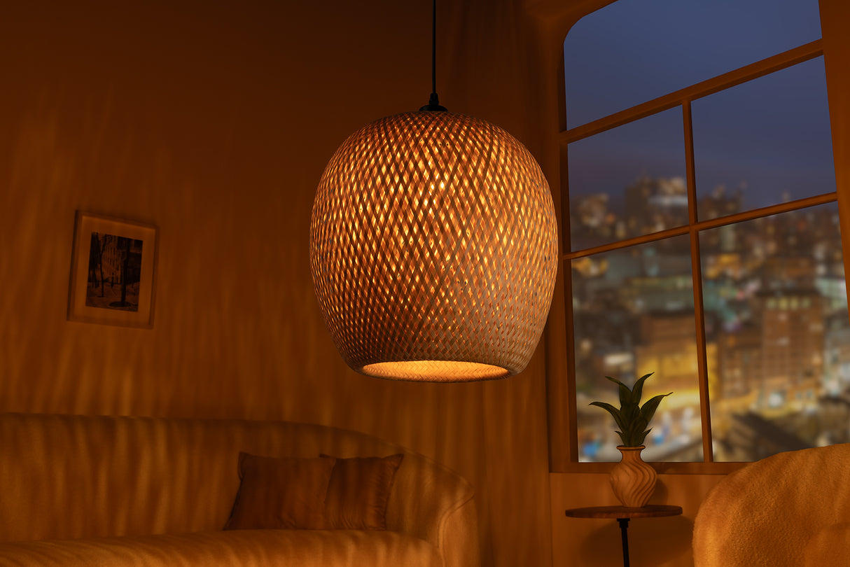 Pendant lamp ORGANIC LIVING 35cm natural bamboo