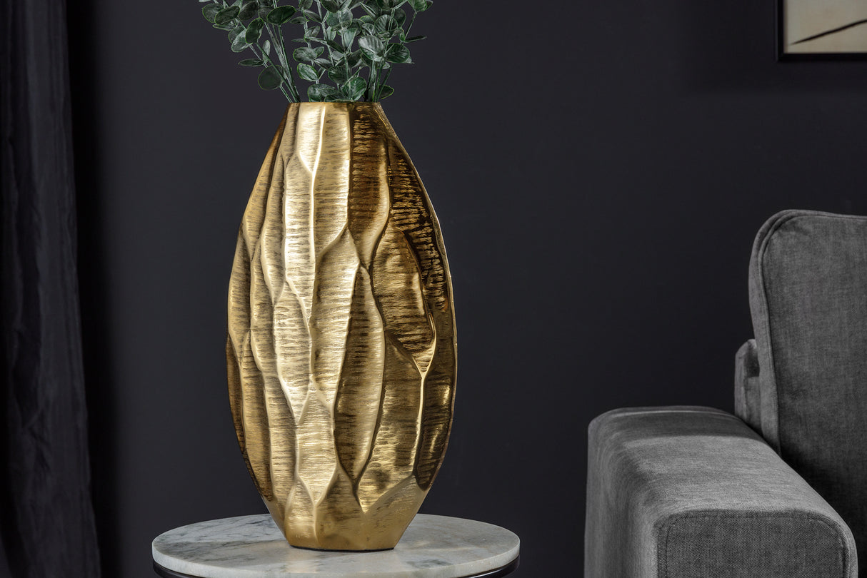 Vase ORGANIC ORIENT 45cm gold