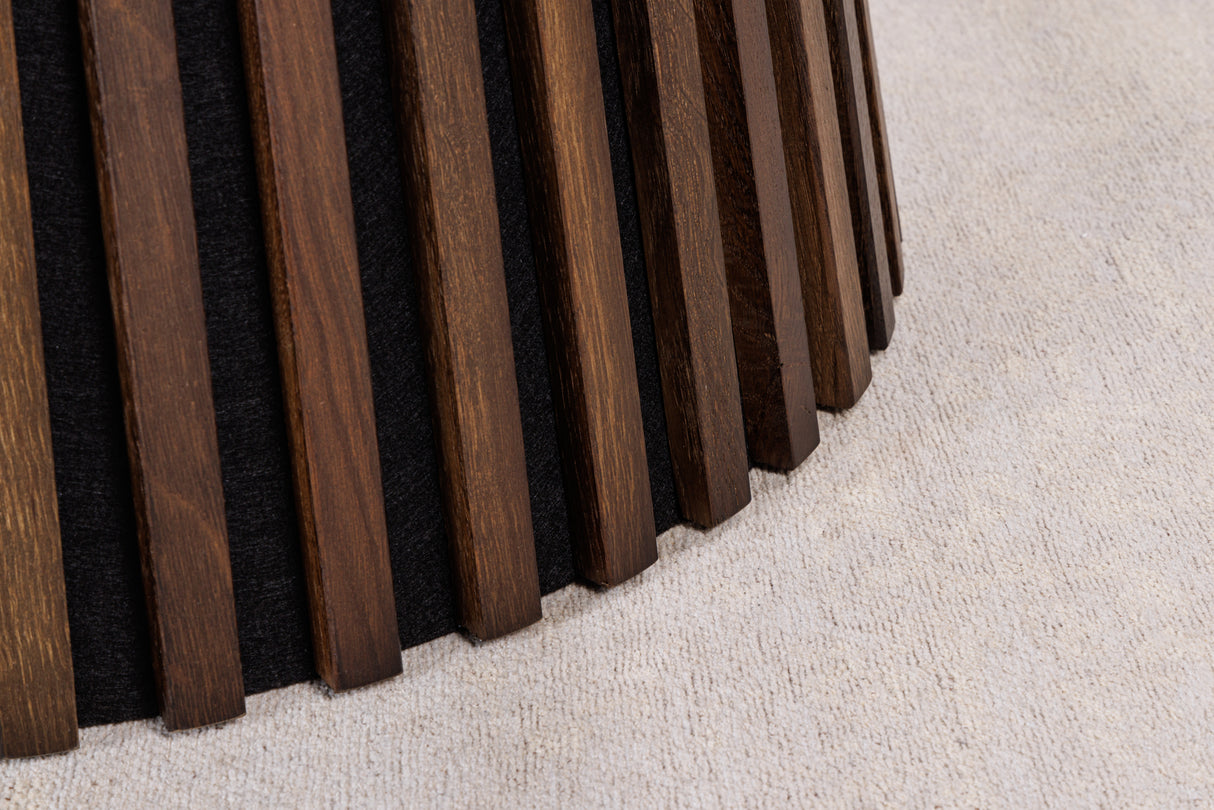 Dining table VALHALLA WOOD Ø 120cm round oak dark