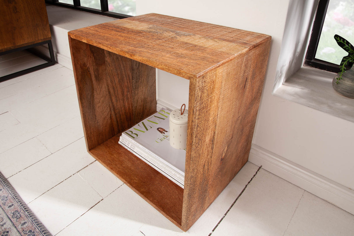 Side table MAKASSAR 43cm mango wood natural